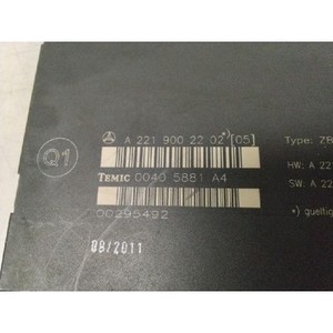 Módulo de Control Trasero para Clase S 2009-2013, Usado, OEM A2219002202 - Product Image 4