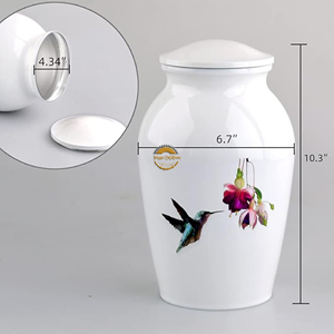 High End Wooden Memorial <b>Box</b> for <b>Ashes</b> Natural Wood Funeral Urn with Custom Logo Handcrafted Wooden Urn for Cremated Remains - Product Image 5