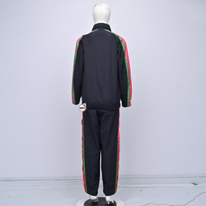 Survêtement sportif unisexe d'hiver à manches longues, motif uni, col à capuche, respirant, écologique, coupe-vent, polyester, grande taille - Product Image 2