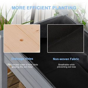 Fournitures de jardin, bac à plantes en WPC pour la plantation en extérieur et les jardins potagers - Product Image 6