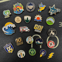Aangepaste Magic Academy Emaille Pins Ha-rry School Badge Metal Reversspeld Po-tter Set Mythische Uil Griffin Toverboek Heksenhoed Broche