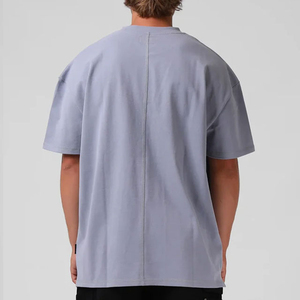 เสื้อยืดผู้ชายคุณภาพสูงขายดี แขนสั้น ทรงโอเวอร์ไซส์ ผ้าฝ้าย 100% ระบายอากาศได้ดี แห้งเร็ว คอกลม พิมพ์ลายซิลค์สกรีน - Product Image 3