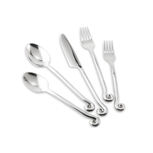 Ensemble de couverts en cuivre minimaliste moderne, finition mate, résistant à la rouille, collection de couverts pour dîner de mariage - Product Image 3