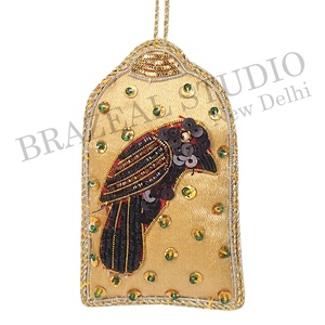 Handmade Eco-Friendly Christmas <b>Tree</b> Velvet Satin Embroidered Custom Logo Decorations Customized Factory Ornament Featuring - Product Image 2