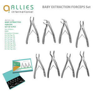 Forceps d'extraction dentaire en acier inoxydable, résistants à la rouille, durables, OEM ODM - Product Image 1