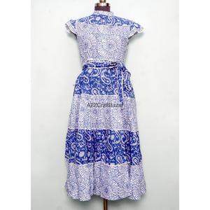 Robes décontractées bohèmes élégantes, mode, 100% coton pur, toutes tailles, vêtements pour femmes, robes à manches longues pour femmes - Product Image 3