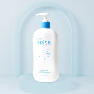 Kinder Brise Bain & Shampoing 450ml Bouteille Pompe Lot de 2 Bio Ultra Doux Hydratant Apaisant pour Bébés 0-6 Mois - Product Image 3