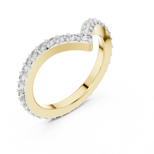 Anillo de Diamantes Cultivados en Laboratorio CROWN, Oro Amarillo Sólido de 18 Quilates con Baño de Rodio, Piedras Laterales, Regalo de San Valentín, Anillo de Compromiso, Uso Diario Glamuroso - Product Image 4