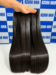 ผมเวียดนามแท้แบบ Remy เกรด Super Double Drawn สีดำธรรมชาติ เนื้อนุ่มสลวย ปลายผมหนาเต็มเส้น ขายส่งจากโรงงาน - Product Image 1