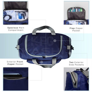 Bolsa Deportiva Informal de Gran Capacidad, Bolsa de Gimnasio, Material Resistente, Asas Reforzadas, Diseño Práctico, Ecológica - Product Image 4