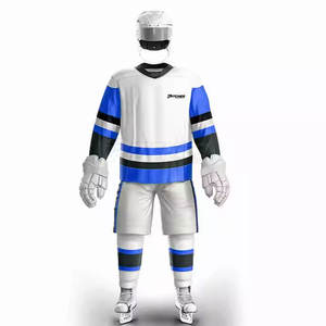 Conjunto de Uniforme de Hockey sobre Hielo Transpirable, Ecológico y Duradero, Jersey y Pantalones Ligeros de Secado Rápido con Costuras Reforzadas para Entrenamiento - Product Image 4