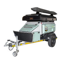 Caravane de luxe sur mesure en fibre de verre pour expéditions en Australie, remorque de camping tout-terrain, petit camping-car chinois tout-terrain à vendre