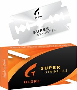 20 lames de rasoir en acier inoxydable à double tranchant revêtues de platine 10 lames avec 50 cartes suspendues 10000 unités emballées - Product Image 4