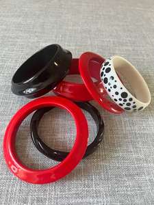 Bracelet jonc en résine de couleur personnalisée pour femmes, bijoux de mode fabriqués en Inde - Product Image 3