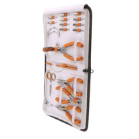 Kit d'outils professionnels pour l'application d'extensions de cheveux, pinces en acier inoxydable pour extensions, ensemble d'installation et de retrait d'extensions de cheveux pour salon