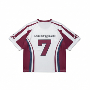 เสื้อเจอร์ซีย์ตาข่ายทรงบ็อกซี่ขนาดใหญ่พิเศษสำหรับผู้ชาย ระบายอากาศได้ดี น้ำหนักเบา เหมาะสำหรับเล่นกีฬา สวมใส่สบายๆ สไตล์สตรีทแฟชั่น เสื้อครอปตาข่าย - Product Image 4