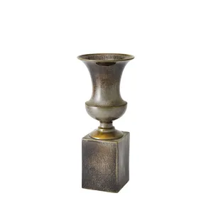 OEM Iron Coastal Design Eco-Friendly <b>Tabletop</b> Flower Vase Private Label Wholesale Decorative Supplier Zahid Exports - Product Image 3