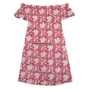 ชุดเดรสเปิดไหล่หลากสีสัน ดีไซน์ใหม่สำหรับฤดูใบไม้ผลิและฤดูร้อน สไตล์เซ็กซี่ หวานละมุน ดูเป็นธรรมชาติและสง่างาม เหมาะสำหรับผู้หญิง สวมใส่สบายๆ - Product Image 4