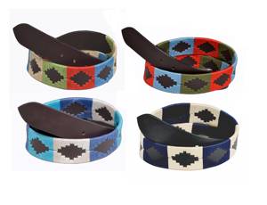 Ceinture Polo en Cuir Véritable Personnalisée Faite à la Main, Ceinture en Cuir Tressé de Qualité Supérieure en Cuir de Vachette, Vente en Gros Directe pour Sacs et Étuis LPB-0100 - Product Image 1