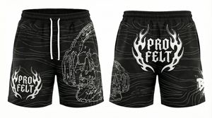 Nouveaux shorts de survêtement streetwear unisexe en coton 100% de qualité supérieure, personnalisés, effet délavé, pour la décoration sur mesure, vente en gros OEM ODM - Product Image 6