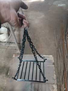 Support de bougie suspendu en fer, fait main, durable, décoration d'intérieur, porte-bougies en métal - Product Image 1