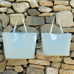 Bolso de mensajero de cuero genuino para mujer, informal, de hombro ancho, de Color sólido, con cierre de cremallera abierta, bordado, portátil - Product Image 6