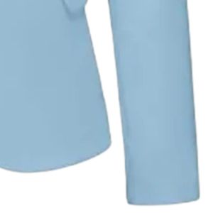 เสื้อเบลเซอร์ผู้หญิงสีฟ้าอ่อน แขนยาว คอจีน ติดกระดุมเม็ดเดียว ทรงเข้ารูป สไตล์ลำลอง สำหรับใส่ทำงาน ผ้าคอร์ดูรอย สีพื้น - Product Image 2