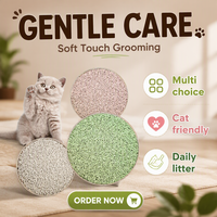 Litière pour chat en tofu biodégradable OEM, personnalisable avec logo, emballage marque privée pour commandes en gros, distributeurs et magasins d'animaux