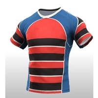 Maillot de rugby personnalisé fabriqué professionnellement, à séchage rapide, antibactérien, avec service OEM/ODM, prix de gros