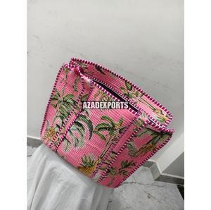 Bolsa de Mano de Lona Pintada a Mano con Estampado de Tigre, Estilo Bohemio, Gran Capacidad, Abertura Superior, Bolsa de Compras - Product Image 4