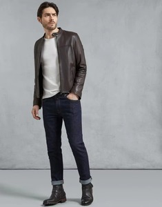 Veste en cuir d'hiver de style italien, nouvelle marque, sur mesure, veste en cuir pour homme - Product Image 5