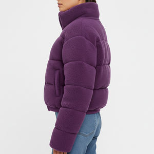 Chaqueta de Invierno Acolchada Personalizada OEM/ODM con Forro de Algodón Transpirable, Diseño de Contraste de Color, Talla Grande, Chaqueta de Moda - Product Image 2