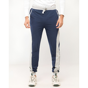Men Side Striped & Red <b>Elastic</b> <b>Waist</b> Design & Slim Fit Casual Sports <b>Trousers</b> Lightweight Cotton Pants Streetwear Style <b>Trouser</b> - Product Image 5