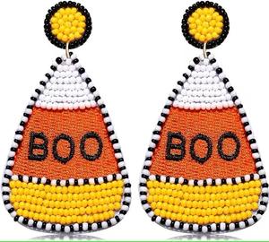 Pendientes bordados a mano con cuentas, pendientes personalizados con múltiples cuentas, joyería festiva para mujer al mejor precio, pendientes con cuentas. - Product Image 2