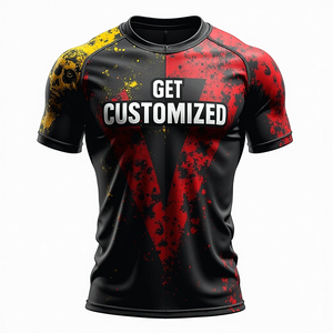 Rash Guard Personalizado ODM de Alta Calidad para Hombre, Rash Guard de Spandex al por Mayor para BJJ, Surf y Buceo - Product Image 3