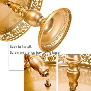 Soporte de Lujo para Pasteles, Elegante y Duradero, para Exhibición en Panaderías, Ideal para Pasteles, Repostería y Postres - Product Image 4