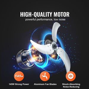 Ventilatore a Tamburo Industriale da 24 Pollici ad Alta Velocità con 3 Velocità, 8600CFM, Inclinazione Regolabile a 360 Gradi per Uso Commerciale - Product Image 2