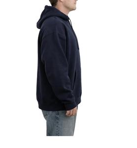 เสื้อฮู้ดดี้พรีเมียมทรงโอเวอร์ไซส์ ไหล่ตก ผ้าฟลีซ CVC หนานุ่ม ทรงหลวมสำหรับผู้ชาย กระเป๋าแบบจิงโจ้ - Product Image 1