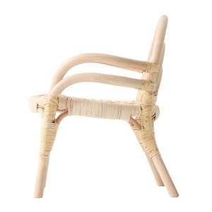 Natural Rattan Eco Friendly Handcrafted Children Seating Factory Price Wholesale Baby Rattan <b>Chairs</b> Kids Furniture Nursery Room - Product Image 6