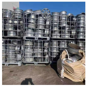 Jantes en aluminium usagées, roues en alliage propres, haute qualité, recyclage industriel, métal, vente en gros, approvisionnement en vrac, exportation, fournisseur, fabricant - Product Image 4
