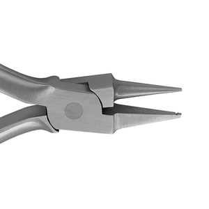 Pince à bec d'oiseau pour fil léger avec rainure, instrument dentaire orthodontique en acier inoxydable pour pliage de fil de précision et formation de boucles - Product Image 3