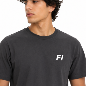 Camisetas Personalizadas de Manga Corta y Cuello Redondo 100% Algodón para Hombre, Pedido al por Mayor, Tallas Grandes, Estilo Urbano Informal, Camisetas Lisas - Product Image 3