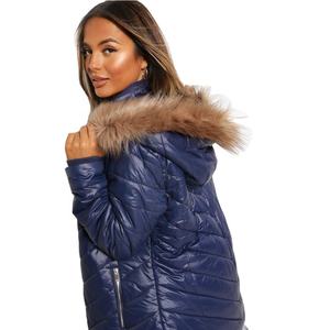 Venta al por mayor de abrigos de invierno ligeros, cálidos y a la moda, chaquetas acolchadas para mujer de alta calidad, elegantes y modernas. - Product Image 4