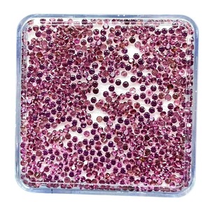 โรโดไลต์การ์เนตธรรมชาติ ขนาด 1.2 มม. รูปทรงกลมเจียระไนแบบเพชร พลอยหลวมคุณภาพสูง การ์เนตแท้ เม็ดกลมเล็กเจียระไน - Product Image 5