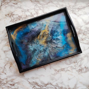 Wooden Tray with Metal Handle Restaurant and Hotel Supply Well Furnished Quality Stylish Wooden Tray for Serving in Parties - Product Image 4