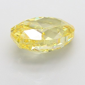 Diamant ovale jaune vif fantaisie de 10,01 carats, pureté SI1, excellente taille, diamant certifié pour bijoux de luxe - Product Image 2
