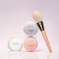 Poudre Libre Matifiante Contrôle Sébum Black Rouge Marque Coréenne EP02 Nu Beach Chemical Soft Matte Oil Control Loose Powder Makeup Setting EggBlur Powder