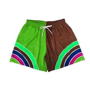 Shorts de plage pour hommes, multi-sublimation, avec design personnalisé, sublimation, tissu 100% respirant, doux et uni. - Product Image 4