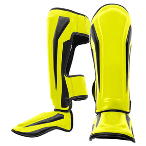 Nouvelles protections de tibia en cuir style professionnel, genouillères respirantes et légères pour le kick-boxing et l'entraînement de boxe - Product Image 2