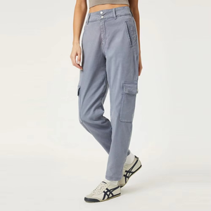 กางเกงวอร์มขายดีสำหรับฤดูหนาว แห้งเร็ว ระบายอากาศได้ดี ผ้าฟลีซ เอวยางยืด คุณภาพสูง สไตล์คาร์โก้ สตรีทแวร์ - Product Image 2